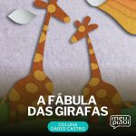 Ilustração de duas girafas. A Fábula das Girafas. Coluna Dário Castro. Revista Meu Piauí.