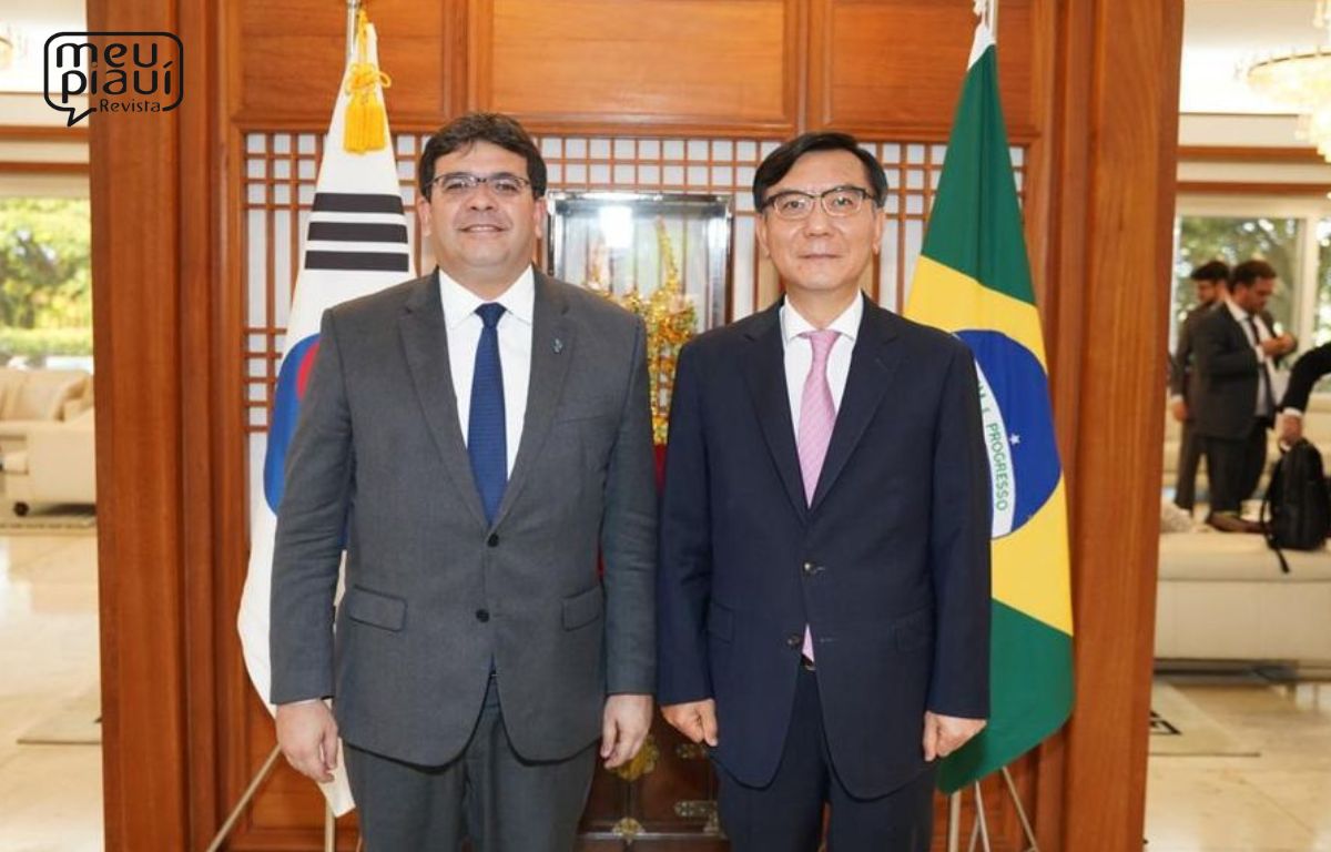 foto do governador do piauí e embaixador da Coreia do Sul no Brasil, Lim Ki-mo.